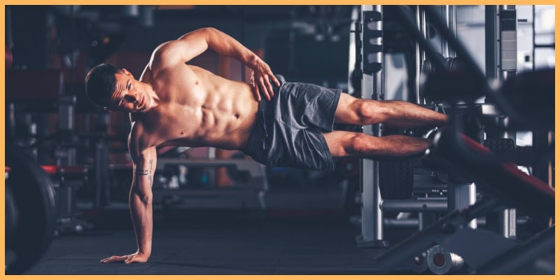 Fit Man Gym Side Pose